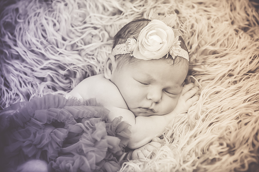 ניו בורן עיבוד שחור לבן עדין